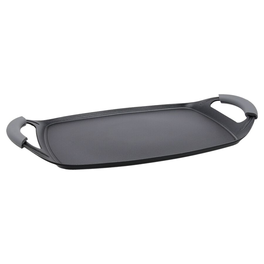 Plancha asador aluminio forjado 36x26cm