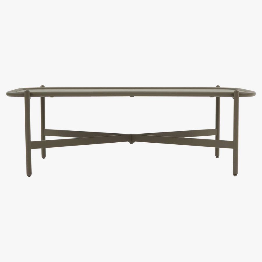 Conjunto de jard&iacute;n para 4 personas de acero cafe Solani