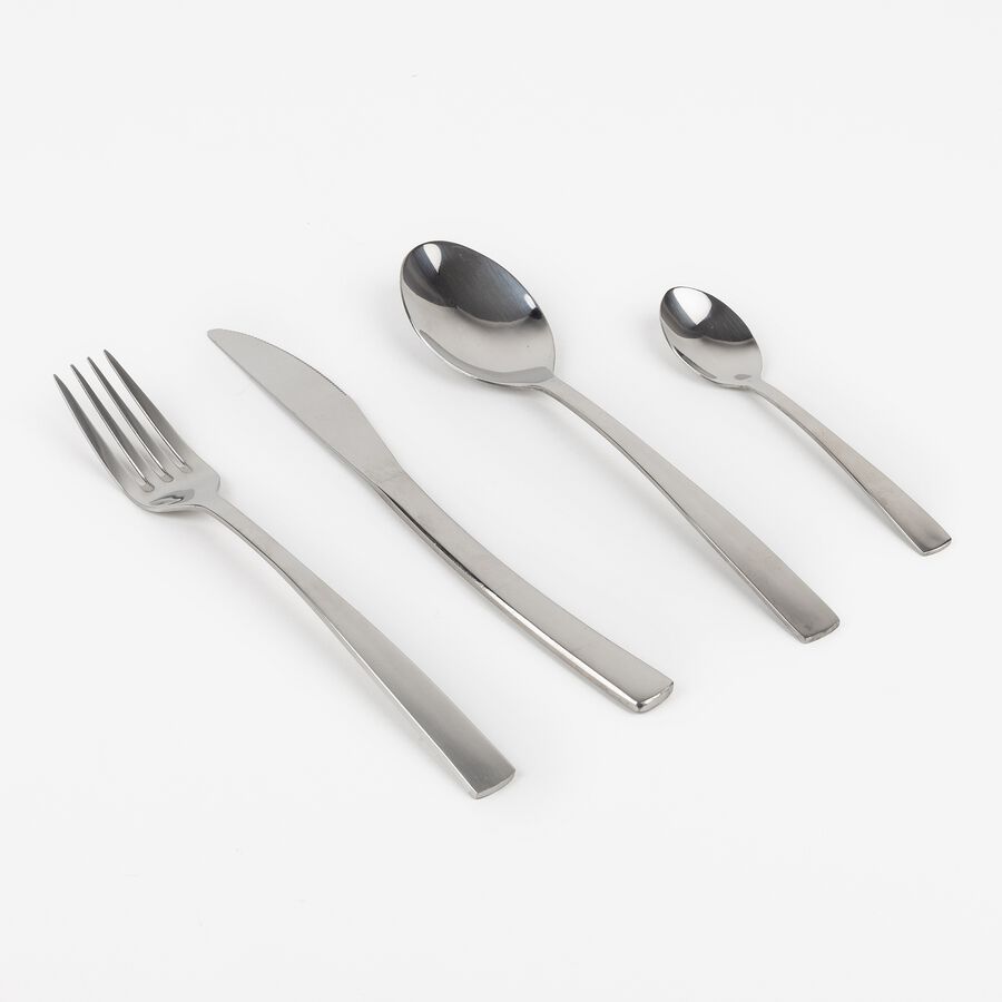 Cubertería de 24 piezas de acero inoxidable Olympe