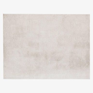 Alfombra Anouk marfil de poli&eacute;ster 150x200cm