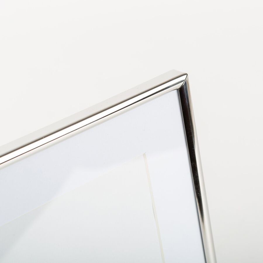 Marco de fotos de metal plateado Kilim 10x15cm