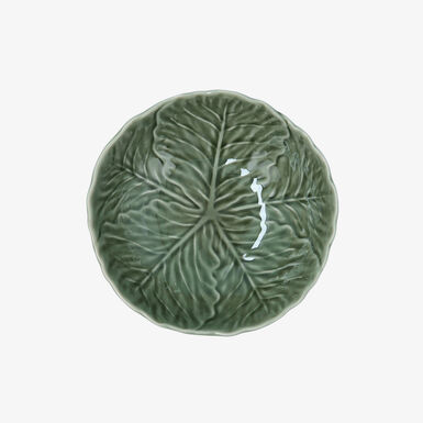 Bol de col verde de porcelana Huerta 18x6cm