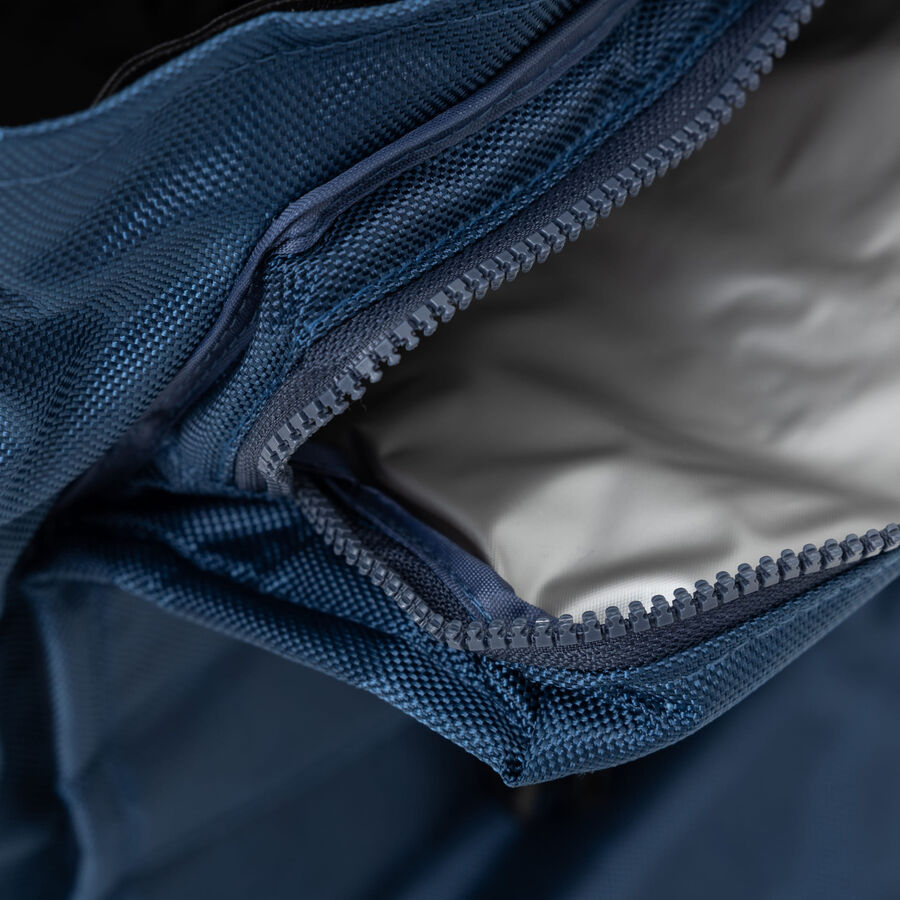 Carro para la compra de 4 ruedas azul Go Up