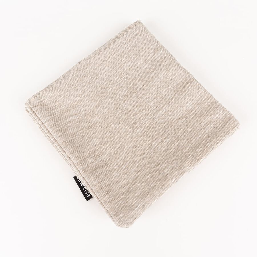 Funda de coj&iacute;n Velour marfil 45x45cm