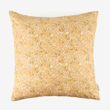 Funda de coj&iacute;n de algod&oacute;n taupe Aliso 45x45cm