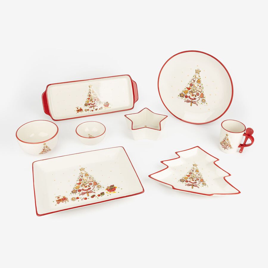 Plato de cerámica Árbol Navidad Ø30cm