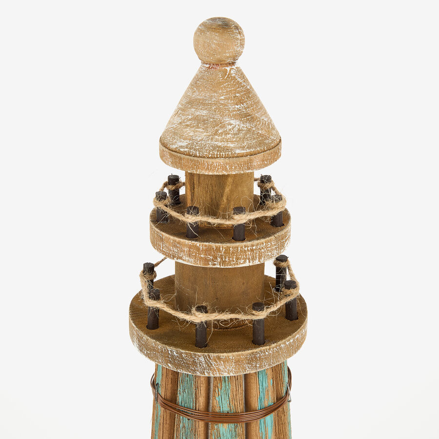 Figura decorativa de madera Faro 36cm