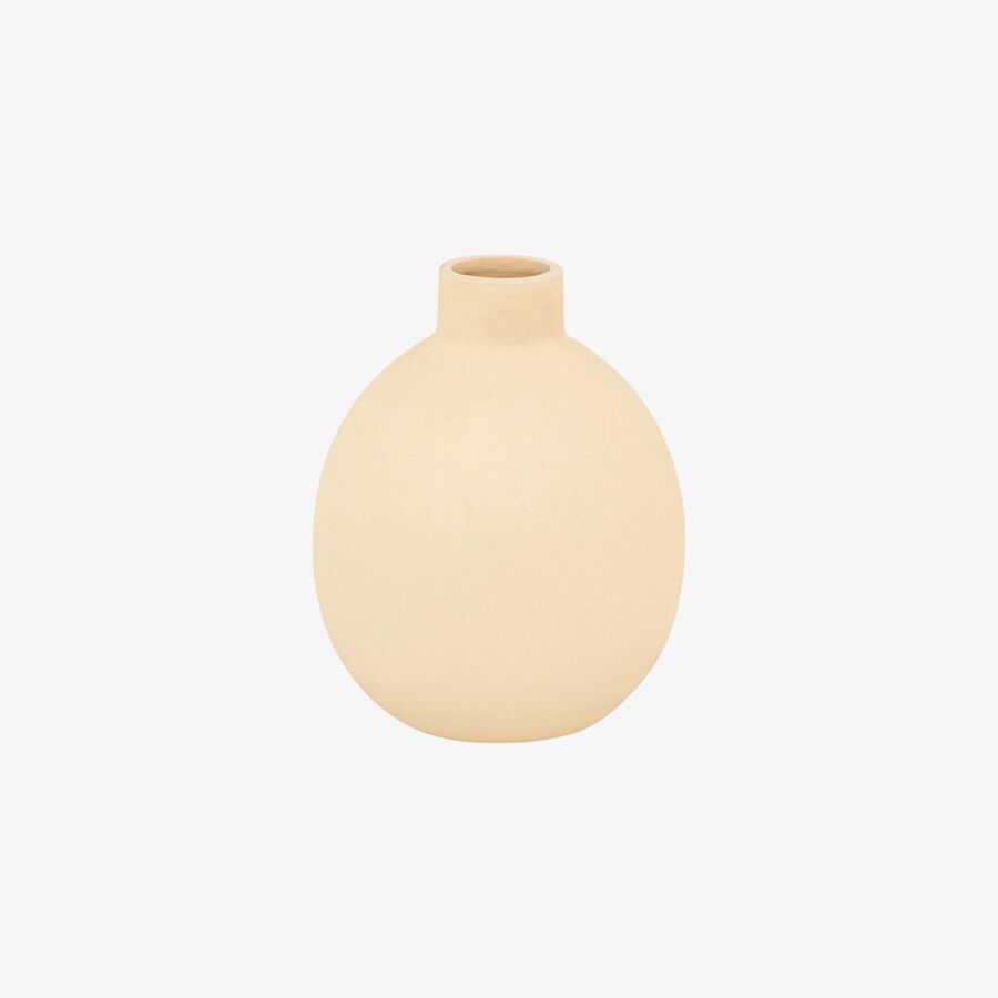 Jarr&oacute;n de dolomita beige Carel &Oslash;15x18cm