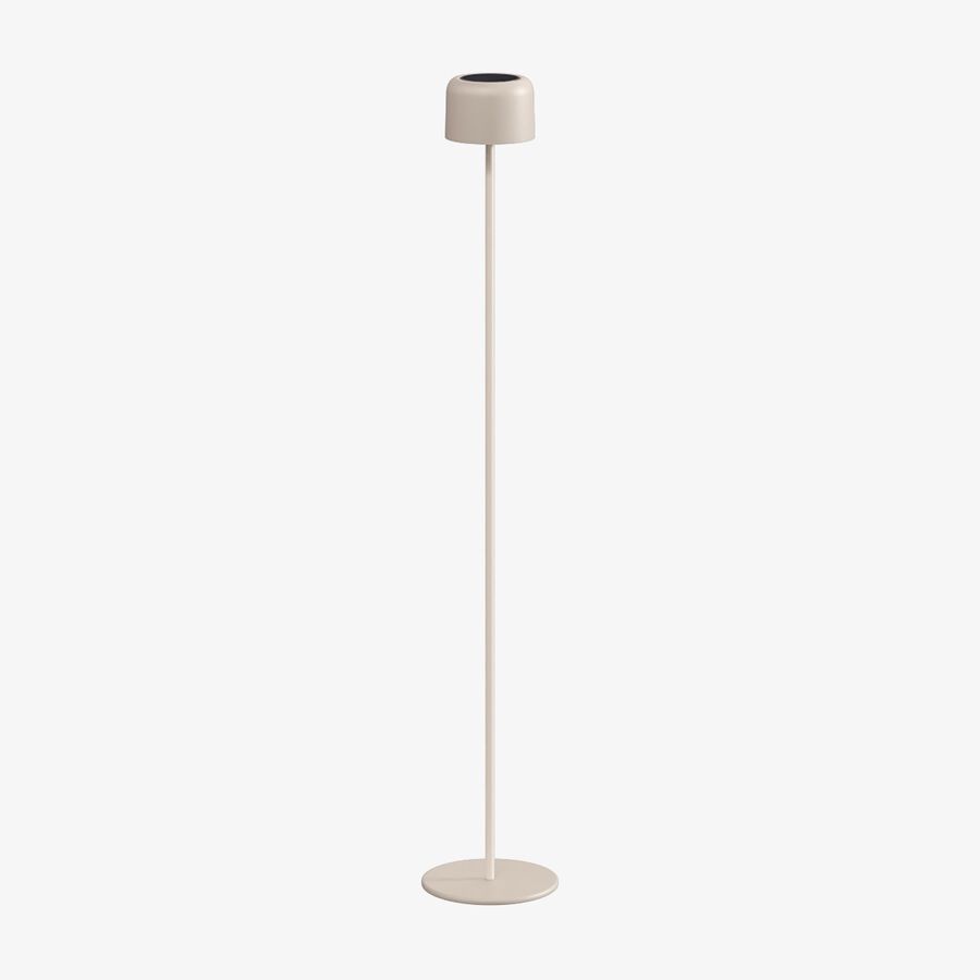 Lampara de pie solar para jard&iacute;n crema Boltek &Oslash;20x120cm