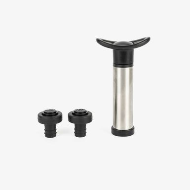 Set de vino 3 piezas acero inoxidable