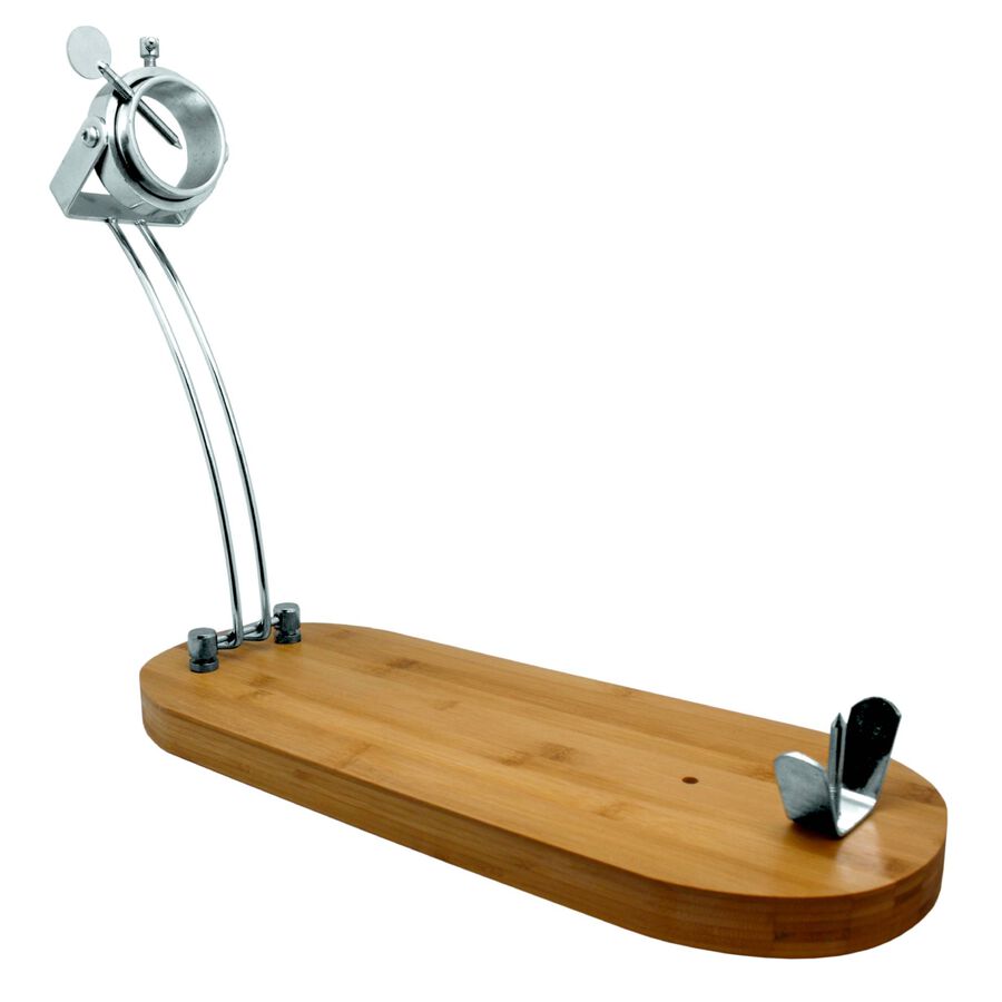 Jamonero plegable giratorio bambú