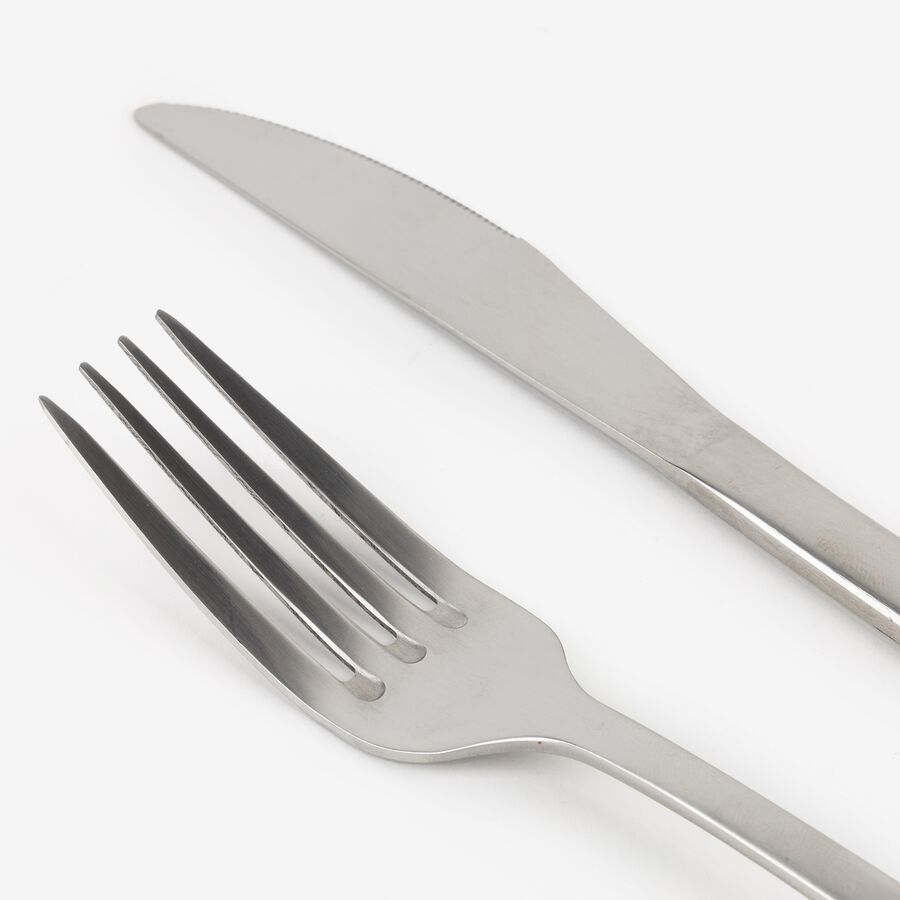 Cubertería de 24 piezas de acero inoxidable Olympe