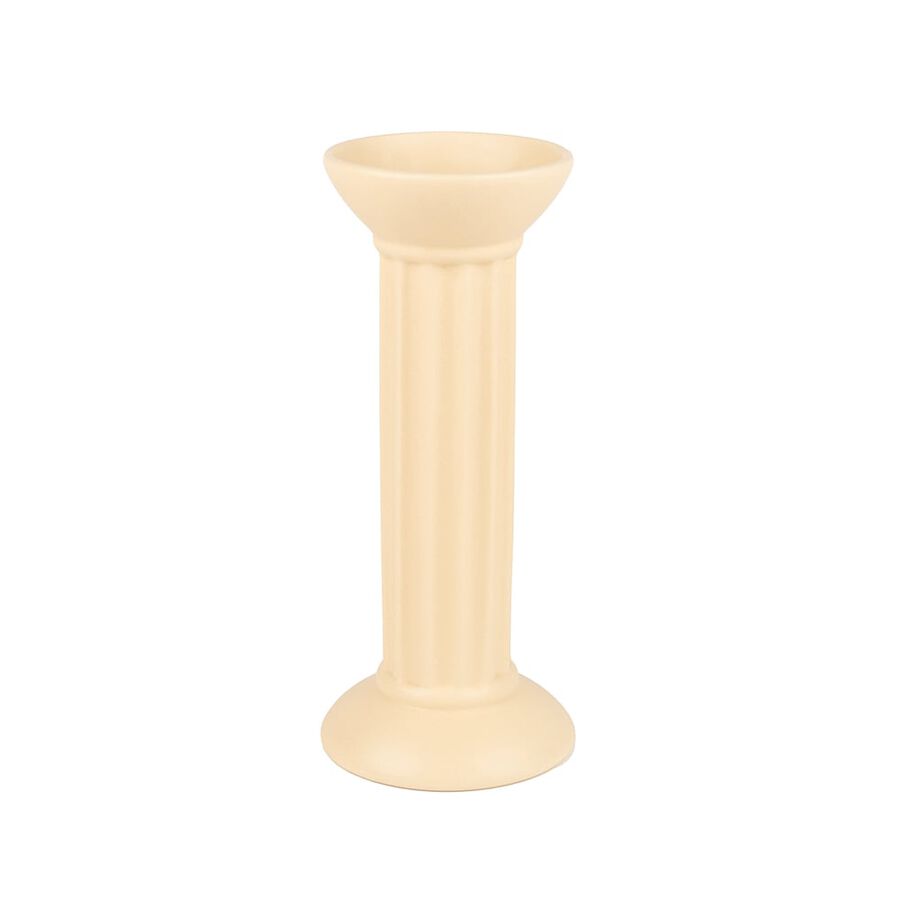 Jarrón de cerámica románico Pilier pale 12cm Clau&Chloe