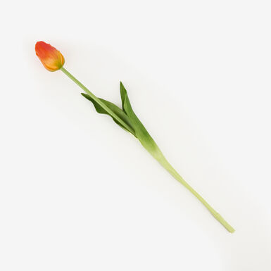Flor artificial tulipán naranja 48cm