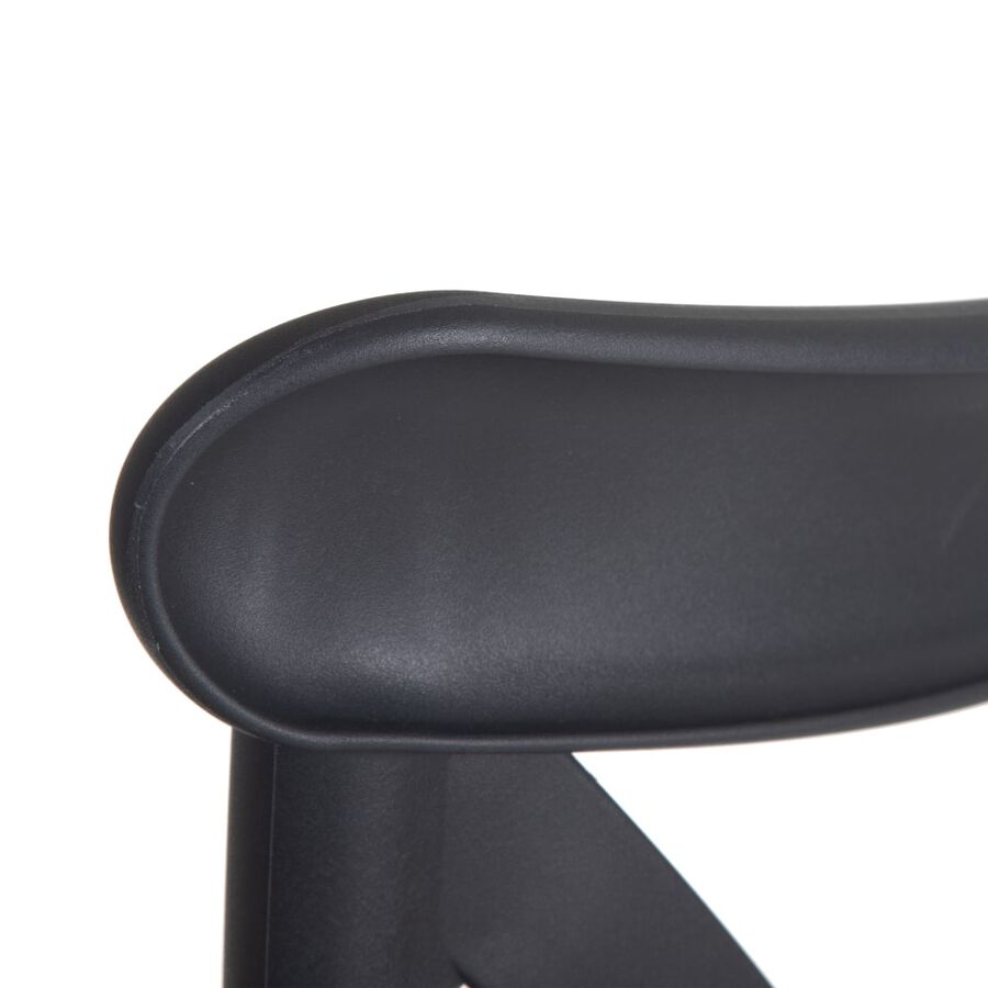 Set de 4 sillas de comedor gris oscuro Cassie 48x43x91cm