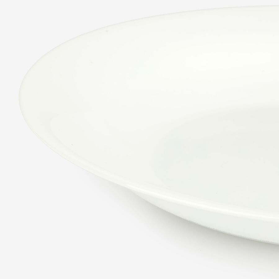 Vajilla de 18 piezas de opal blanca Vega