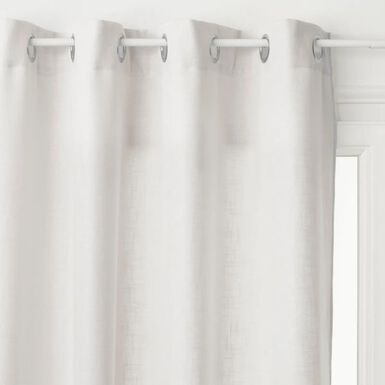 Cortina blanco marfil poli&eacute;ster 140x260cm