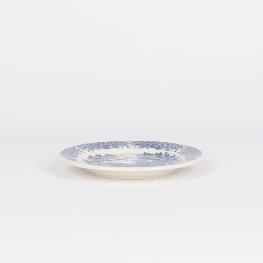 Vajilla de porcelana 18 piezas de gres azul England