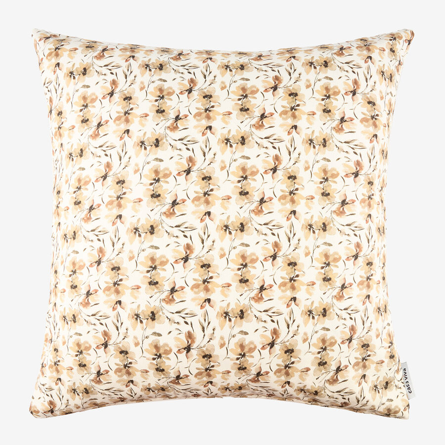 Funda de cojÍn de algodón taupe Durian 45x45cm