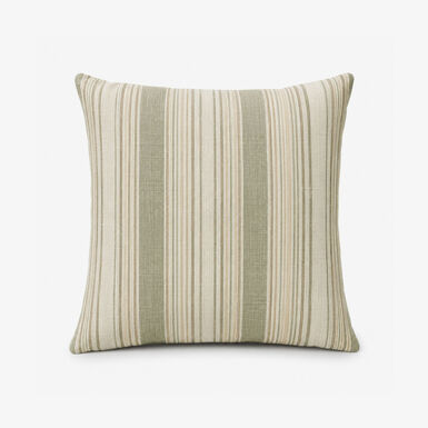 Funda de coj&iacute;n reversible verde de algod&oacute;n y poli&eacute;ster Sira 45x45cm