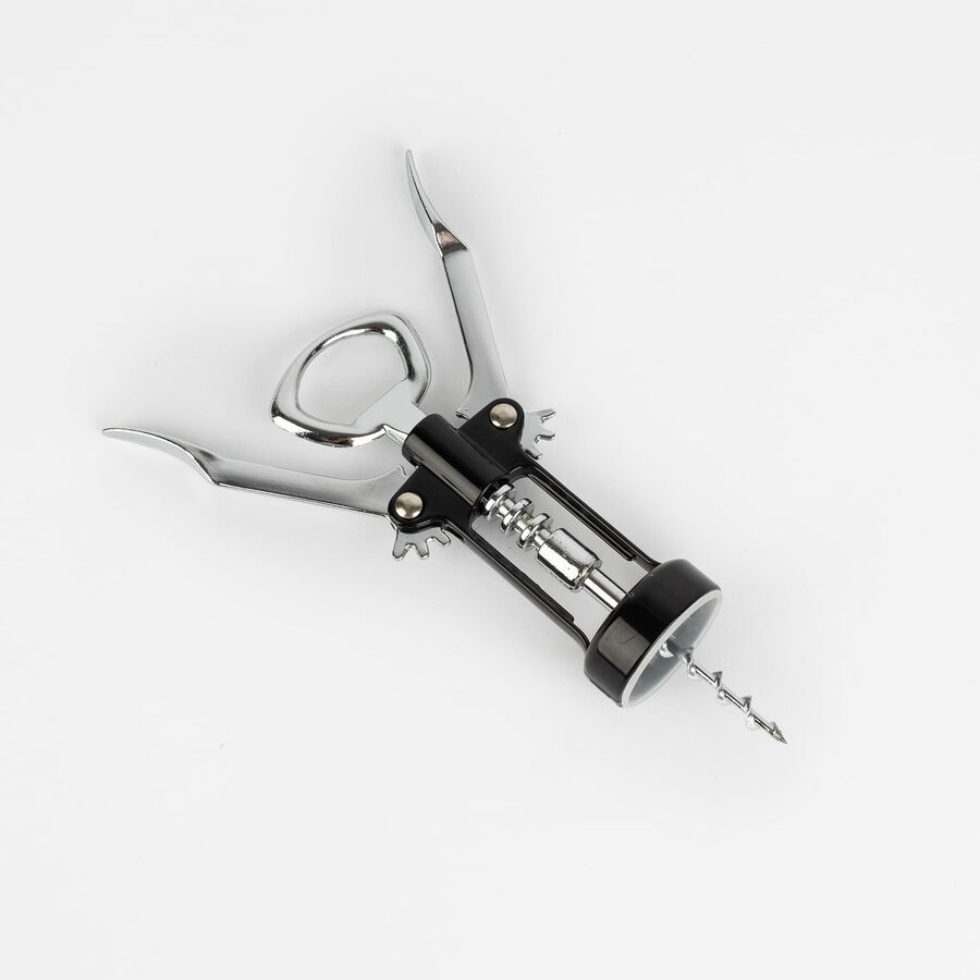 Sacacorchos doble palanca acero 16cm