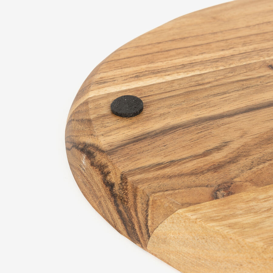 Centro de mesa de madera de acacia Simal 25x20cm