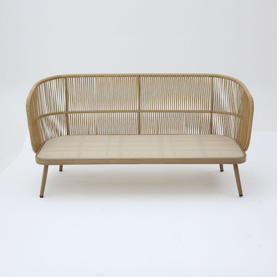 Set de jard&iacute;n de 4 piezas de rat&aacute;n sint&eacute;tico Kauai