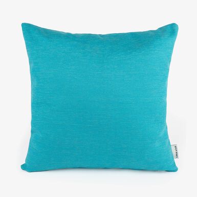 Funda de coj&iacute;n exterior de algod&oacute;n reciclado celeste Siman 45x45cm