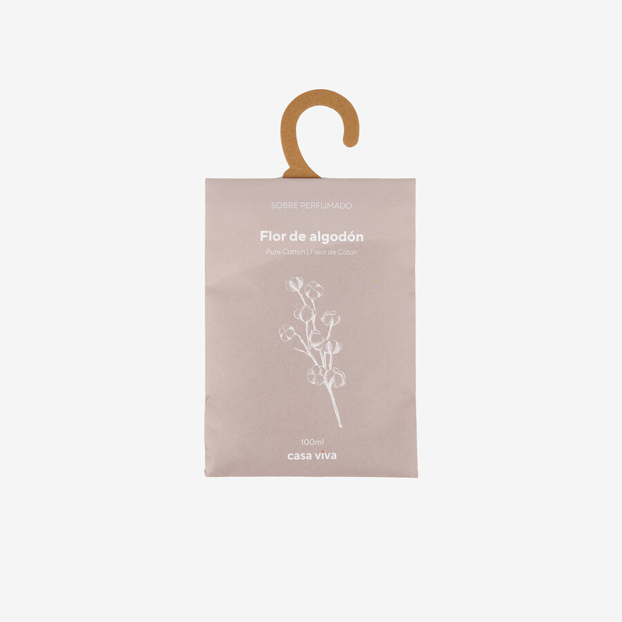 Sobre perfumado Flor de algod&oacute;n Casa Viva