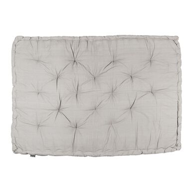 Cojín con base gris 122x85x10cm