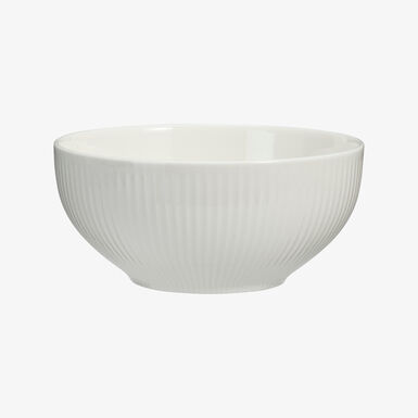 Cuenco de porcelana blanca Lara 15x7cm