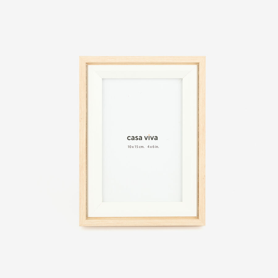 Marco de fotos de madera Vilae 10x15cm