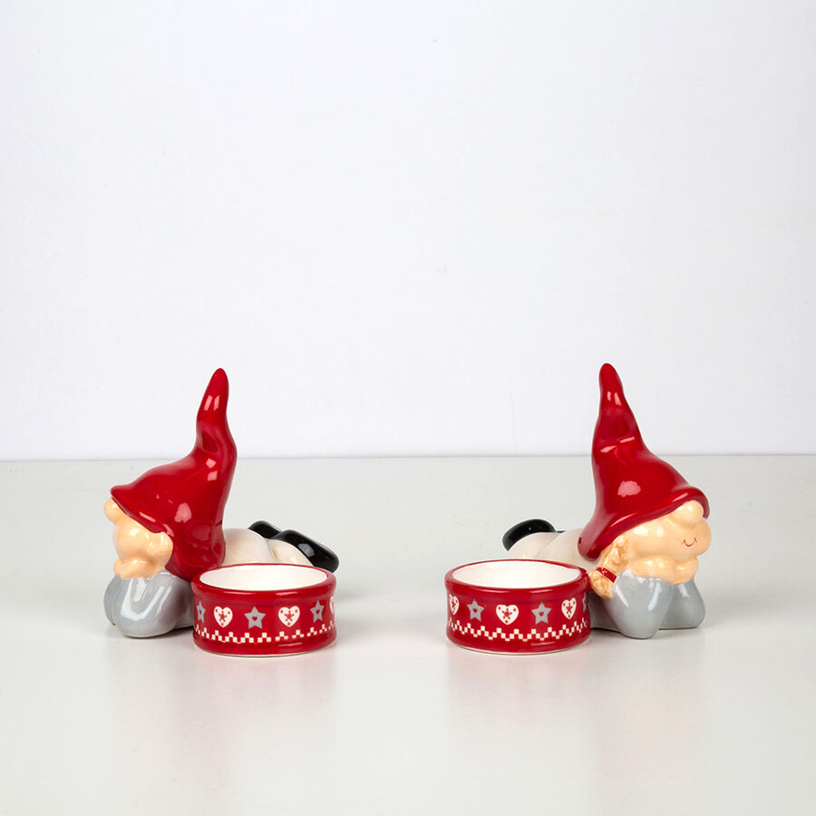 Portavelas de Navidad niño