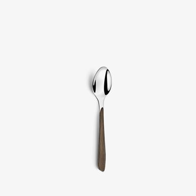 Cucharilla de caf&eacute; marr&oacute;n de acero inoxidable Lumiere 13,5cm