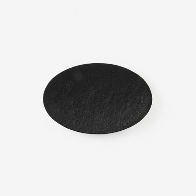 Jabonera de resina negro Fito 14x9cm