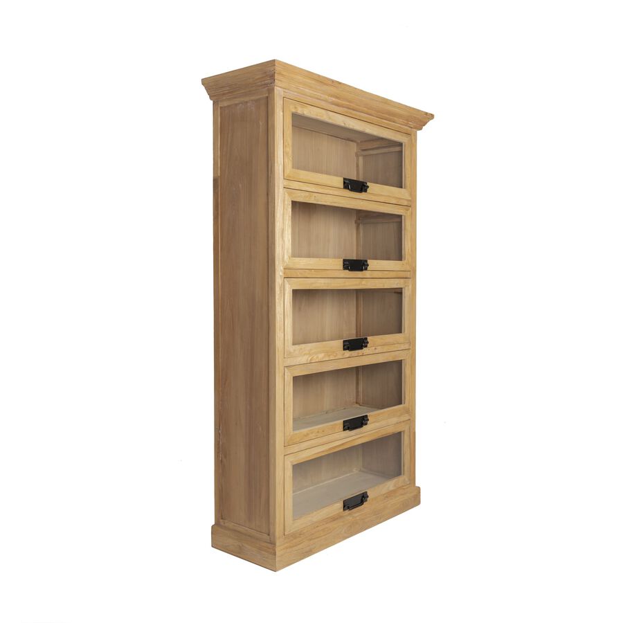 Estantería de madera olmo reciclada Nimea 208cm