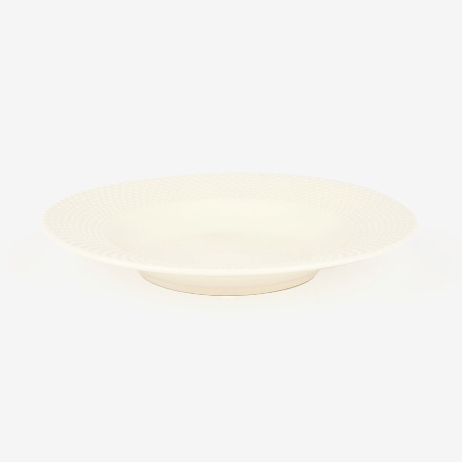 Vajilla de 12 piezas de cer&aacute;mica blanca Meloni