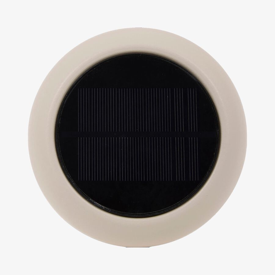 Lampara de pie solar para jard&iacute;n crema Boltek &Oslash;20x120cm