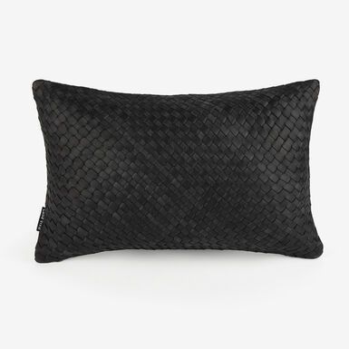 Funda de coj&iacute;n de piel velvet gris Nappa 30x45cm