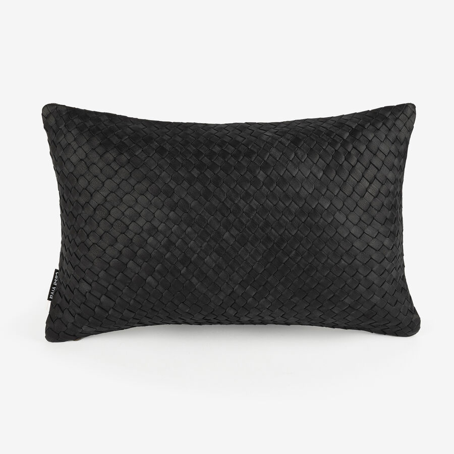 Funda de coj&iacute;n de piel velvet gris Nappa 30x45cm