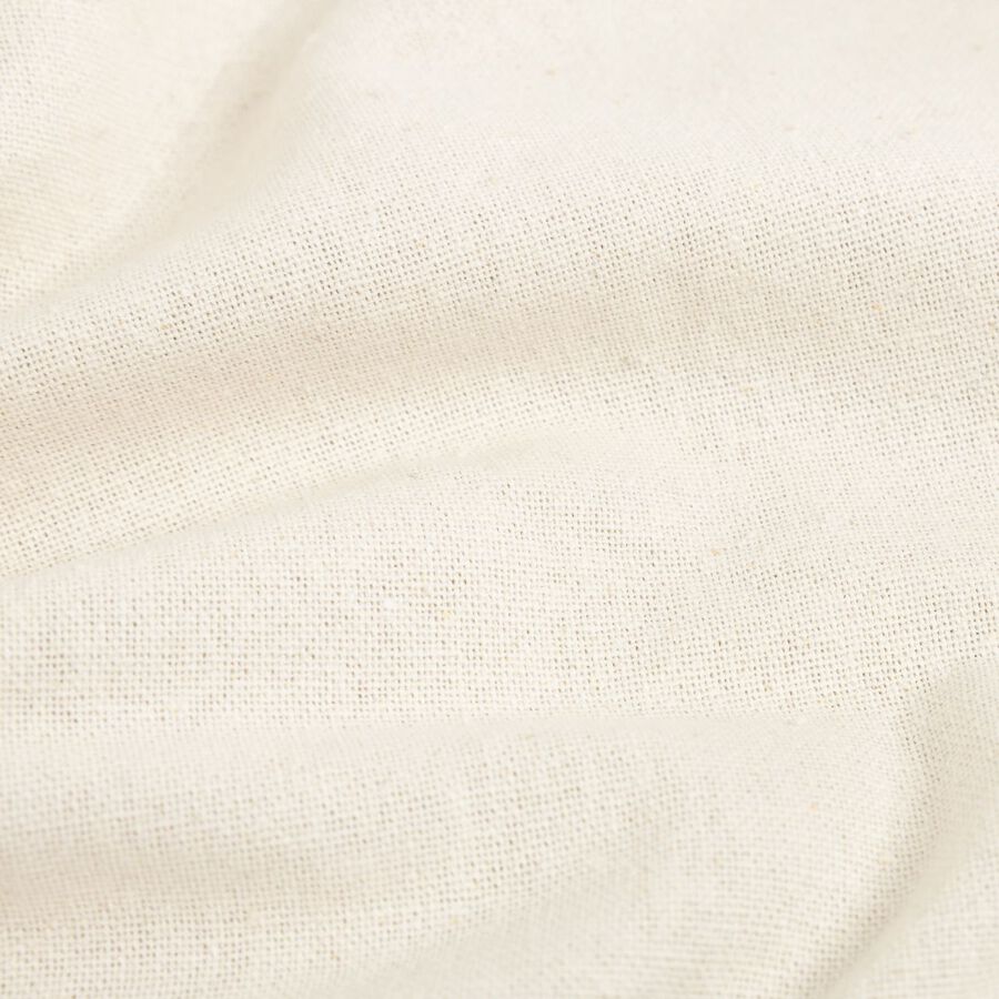 Mantel de algodón beige Vainica 140x140cm