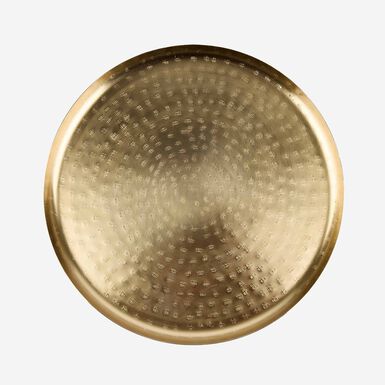 Bandeja dorada de 32cm Aura