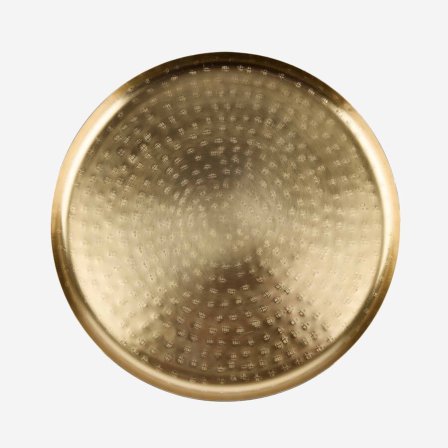 Bandeja dorada de 32cm Aura