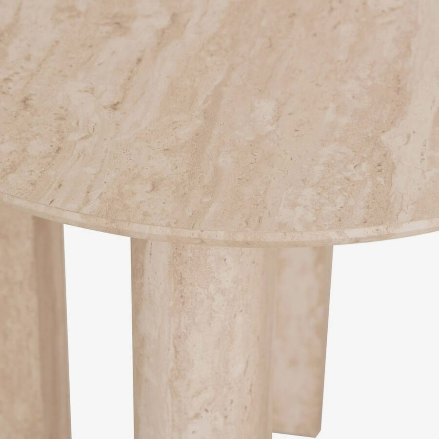 Mesa auxiliar de madera Elva &Oslash;50cm 