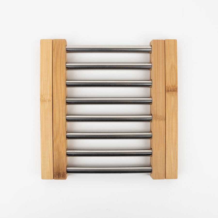 Salvamanteles de bamb&uacute; extensible