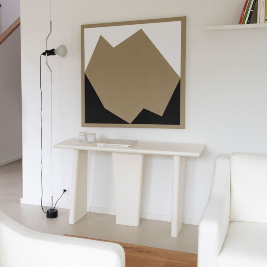 Consola de madera de mango Moscú 130x40x75cm Clau&Chloe