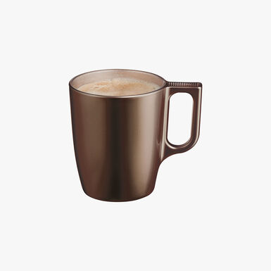 Mug de vidrio chocolate Flashy 25cl