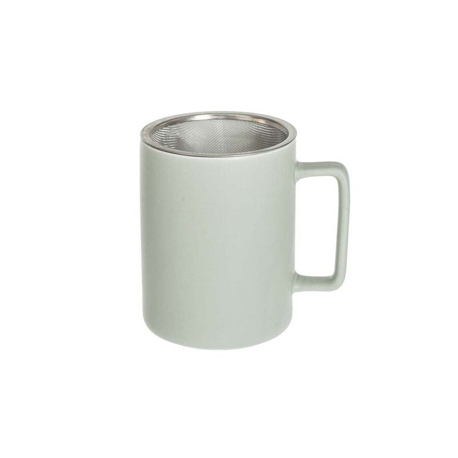 Mug de porcelana con filtro menta Natural 40cl