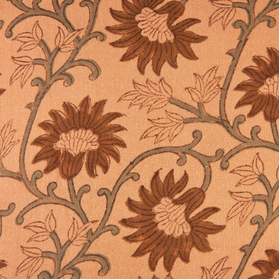 Funda de cojín de algodón flor Mia 50x50cm Clau&Chloe