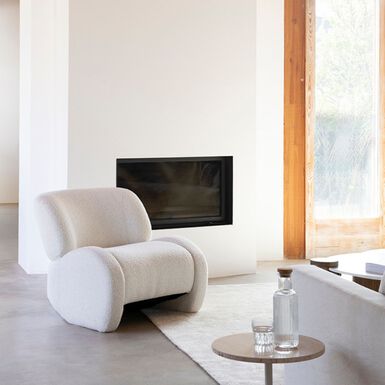 Butaca blanca Telma 82x91x75cm Clau&Chloe